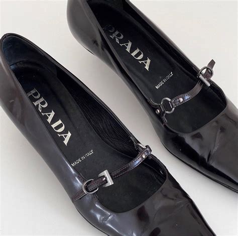 prada red mary jane|vintage Prada mary janes.